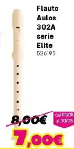 Orizzonte Flauto Aulos 302A serie Elite offerta