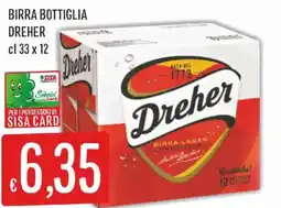 Issimo supermercado Birra Bottiglia Dreher offerta