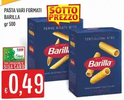 Issimo supermercado Pasta vari formati Barilla offerta