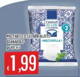 Issimo supermercado MOZZARELLA CALABRIALATTE GRANAROLO offerta