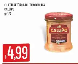 Issimo supermercado Filetti di tonno all'olio di oliva Callipo offerta