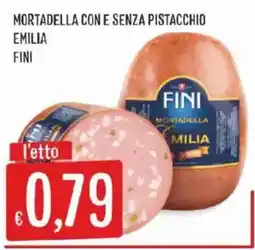 Issimo supermercado Mortadella con e senza pistacchio Emilia FINI offerta
