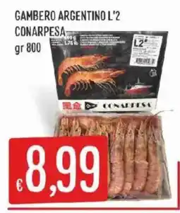 Issimo supermercado Gambero Argentino L'2 Conarpesa offerta