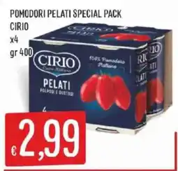 Issimo supermercado Pomodori pelati special pack Cirio offerta