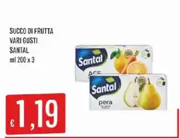 Issimo supermercado Succo di frutta vari gusti Santal offerta