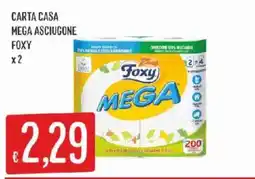 Issimo supermercado Carta casa mega asciugone Foxy offerta