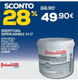 Bricofer Paramatti idropittura superlavabile offerta