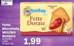 Prix Quality Fette Biscottate MULINO BIANCO Le Dorate offerta