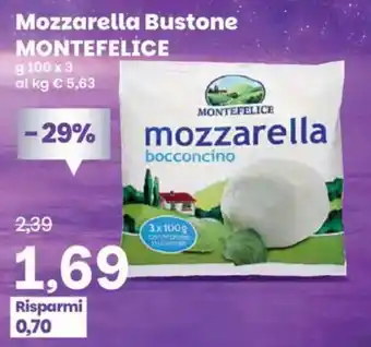 Prix Quality Mozzarella Bustone MONTEFELICE offerta
