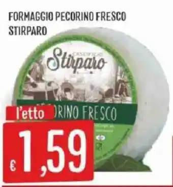 Formaggio Pecorino Fresco Stirparo