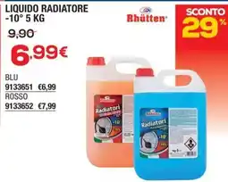 Bricofer Liquido Radiatore Rhütten offerta