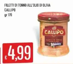 Mercadò Filetti di tonno all'olio di oliva Callipo offerta