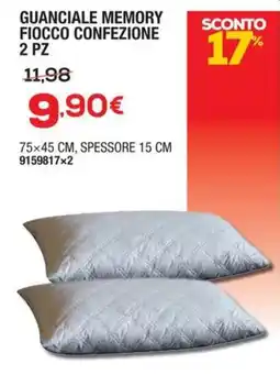 Bricofer GUANCIALE MEMORY FIOCCO offerta