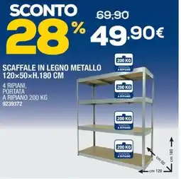Bricofer Scaffale in legno metallo offerta
