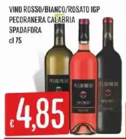 Mercadò Vino Rosso/Bianco/Rosato IGP Pecoranera Calabria Spadafora offerta