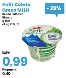Prix Quality Kefir Colato Greco Milk offerta