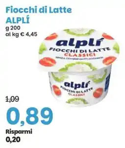 Prix Quality Fiocchi di latte Alplí offerta