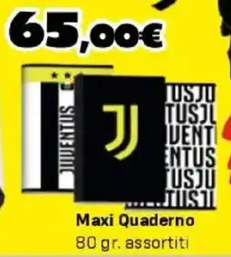 Orizzonte Maxi Quaderno Juventus offerta