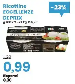 Prix Quality Ricottine Eccellenze di Prix offerta