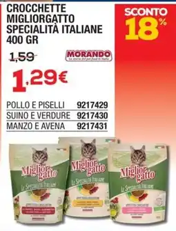Bricofer Crocchette Migliorgatto Specialità Italiane offerta
