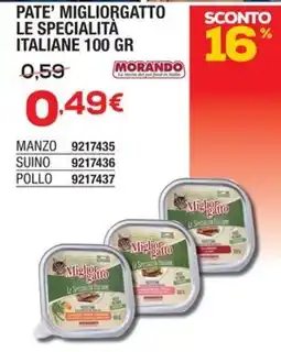Bricofer Pate' Migliorgatto offerta