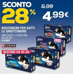 Bricofer Bocconcini per gatti Le Ghiottonerie offerta