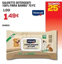 Bricofer Salviette detergenti Vitakraft offerta