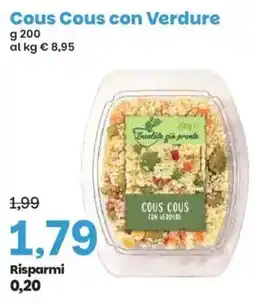 Prix Quality Insalate già pronte Cous Cous con Verdure offerta