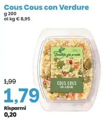Insalate già pronte Cous Cous con Verdure
