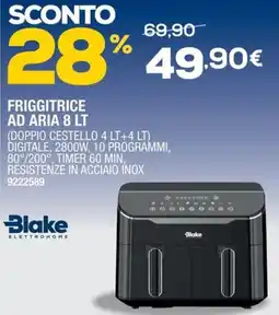 Bricofer Friggitrice ad aria 8 LT Blake offerta