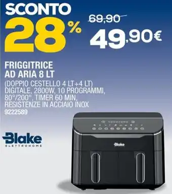 Friggitrice ad aria 8 LT Blake