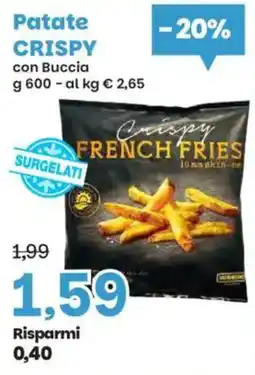 Prix Quality Patate CRISPY con Buccia offerta