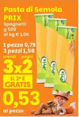 Prix Quality Pasta di Semola PRiX offerta