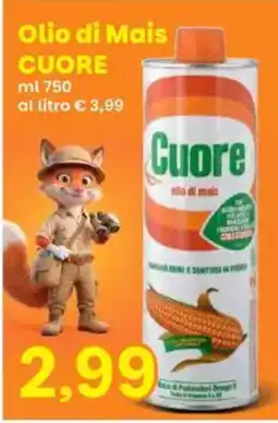 Prix Quality Olio di Mais Cuore offerta