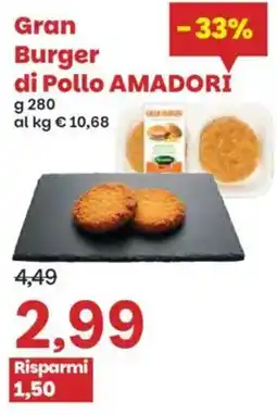 Prix Quality Gran Burger di Pollo AMADORI offerta