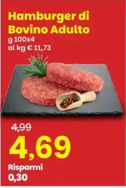 Prix Quality Hamburger di Bovino Adulto offerta