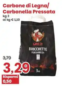 Prix Quality GRILLY BRICCHETTE PER BARBECUE offerta