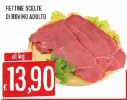 Mercadò Fettine scelte di bovino adulto offerta