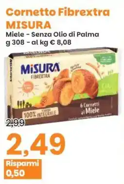 Prix Quality Cornetto Fibrextra MISURA offerta