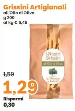 Prix Quality Grissini Artigianali all'Olio di Oliva offerta