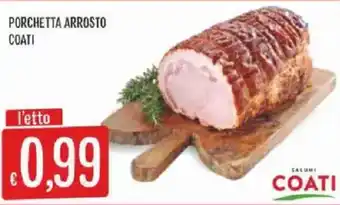Mercadò Porchetta arrosto Coati offerta