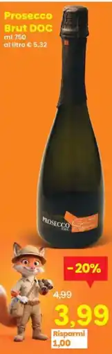 Prix Quality Prosecco Brut DOC offerta