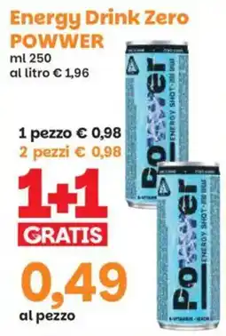 Prix Quality Energy Drink Zero POWWER offerta