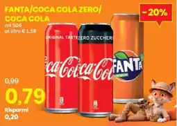 Prix Quality FANTA/COCA COLA ZERO/COCA COLA offerta