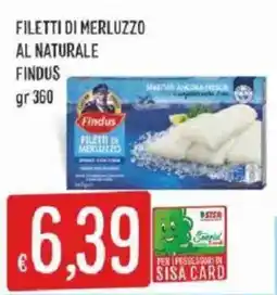 Mercadò Filetti di merluzzo Findus offerta