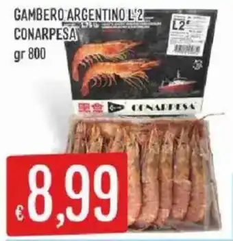 Mercadò Gambero Argentino L2 Conarpesa offerta