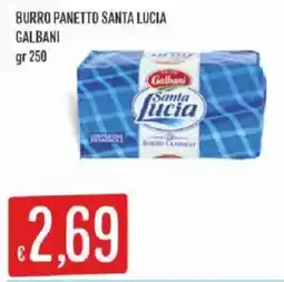 Mercadò Burro panetto Santa Lucia Galbani offerta
