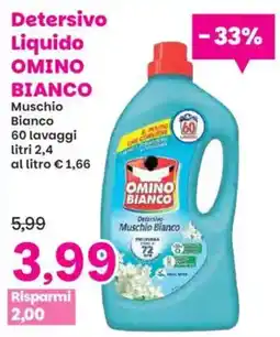 Prix Quality Detersivo Liquido OMINO BIANCO offerta