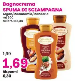 Prix Quality Bagnocrema SPUMA DI SCIAMPAGNA offerta