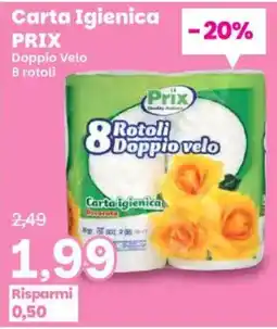 Prix Quality Carta Igienica Doppio Velo offerta